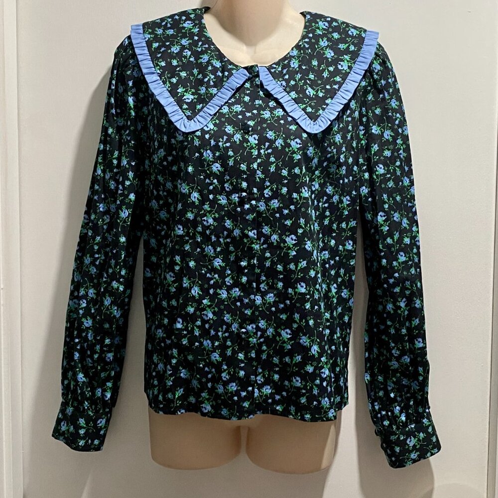New Kitri x Jessie Bush Limited Ballon Puff Sleeve Romantic Cottage Cotton Top 8